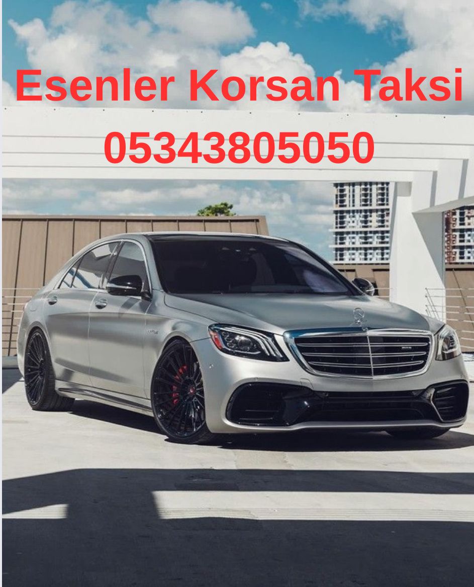 “Esenler’de Korsan Taksi hizmetini tanıtan görsel, İstanbul taksi hizmeti”